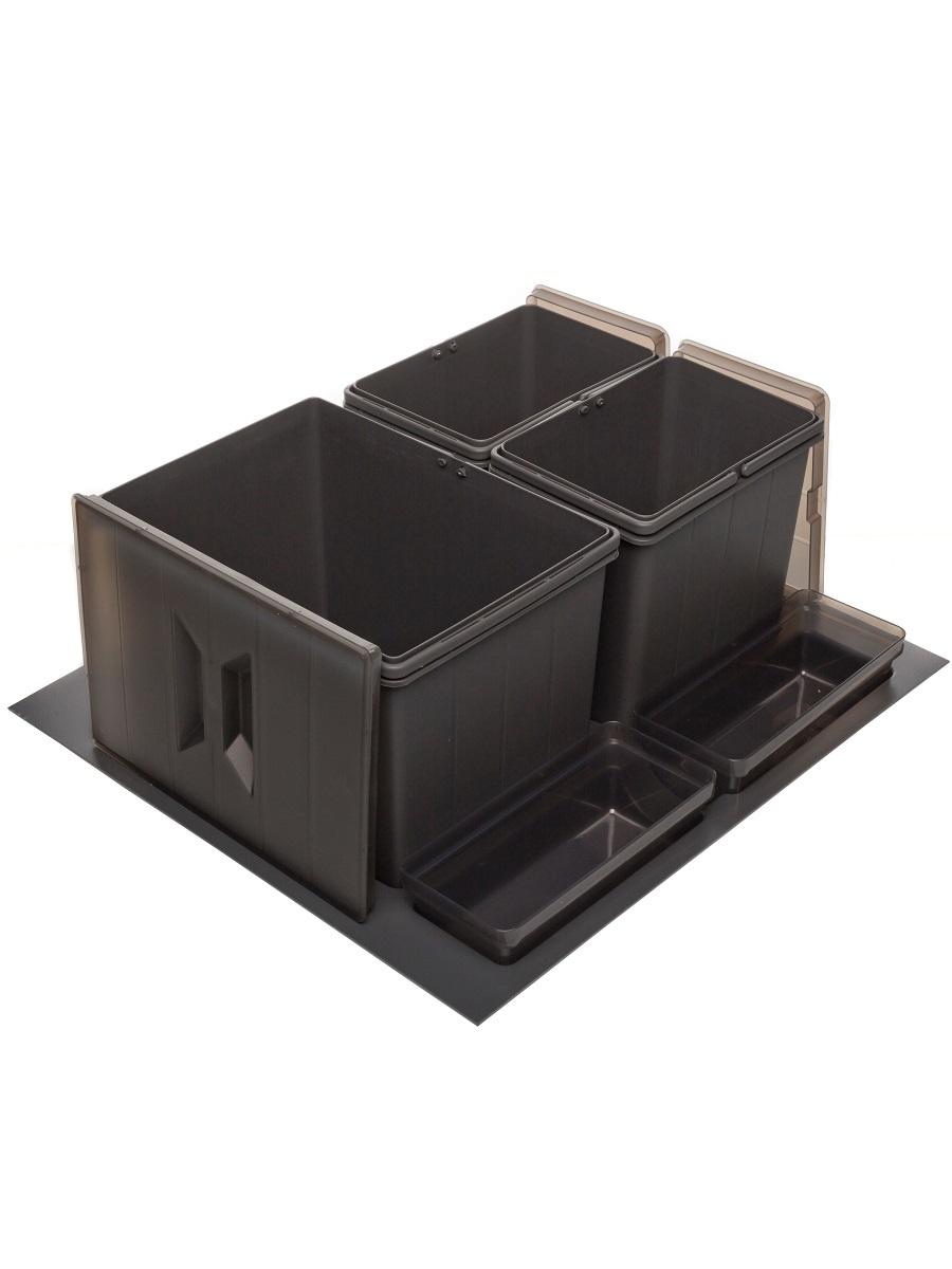 Система сортировки мусора Omega 600/24/3 Anthracite NAVAKO 10308 - Вид №2