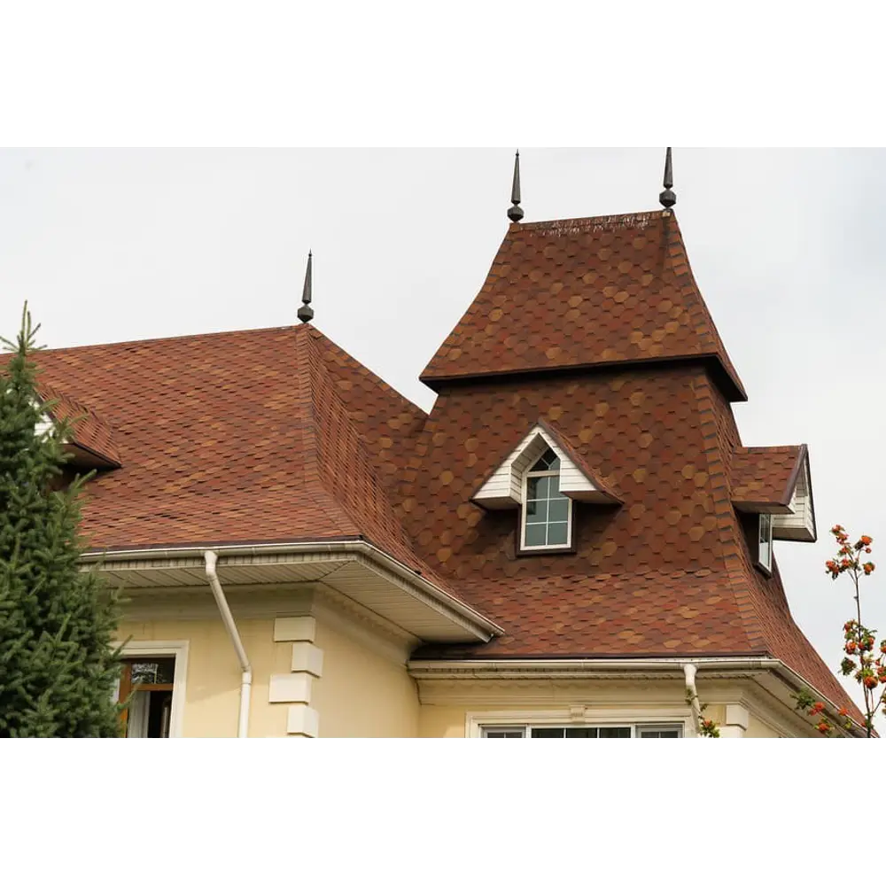 Черепица гибкая Shinglass Классик Кадриль яшма 3 м² ТЕХНОНИКОЛЬ STLM-2011775 - Вид №3