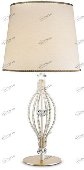 Masiero Настольная лампа из металла с кристаллами Noblesse sun-id-1477085