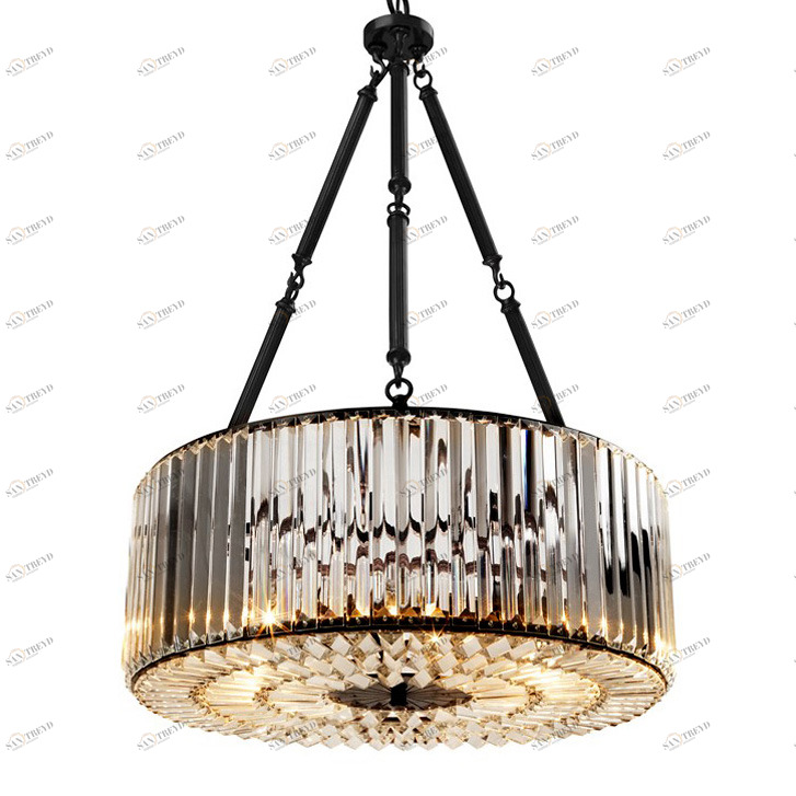 Подвесной светильник Infinity 4 от Delight Collection KR0803P-4 DELIGHT ДИЗАЙНЕРСКИЕ 243909 Прозрачный;черный 