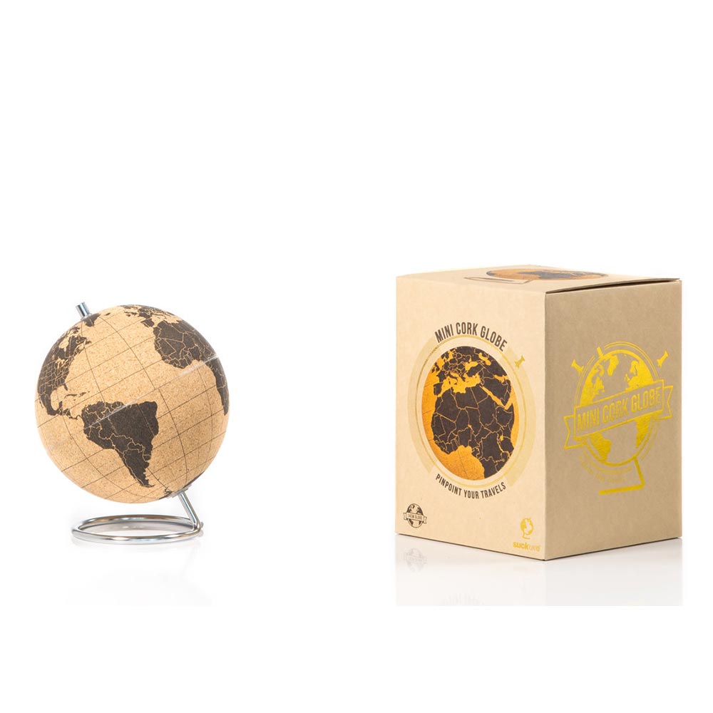 Малый пробковый глобус для путешественников SUCK UK SKCORKGLOBE2 - Вид №2