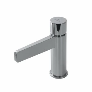 Смеситель для раковины, однорычажный, 3/8 дюйма. кнопочный керамический картридж. Без съемного сливного набора 1 1/4 ”. Подключение 3/8 ”и длина шланга 400 мм. Плоский аэратор. Расход 5 л / мин. при 3 барах.  Pure line NOKEN 100180992  CHROME