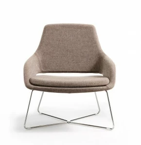 Sinetica Стул с обивкой из ткани с подлокотниками Captain