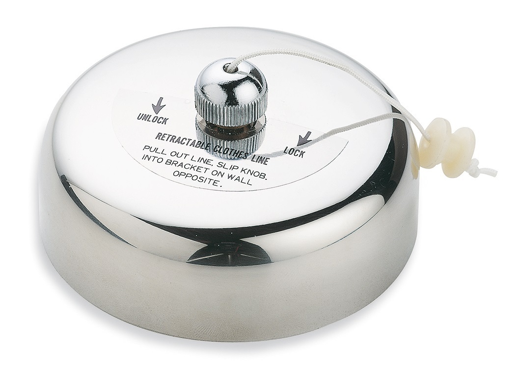 K26(55) Stil Haus, выдвижная бельевая верёвка, цвет полированная сталь 