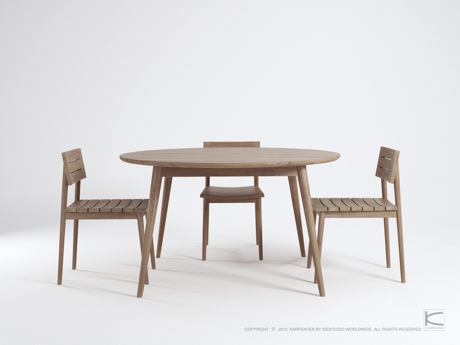 Садовый стол из тикового дерева KARPENTER Vintage Outdoor ARCH-00075249 - Вид №4