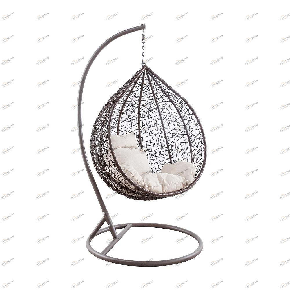 Подвесное кресло коричневое Leset Kokos Big IMPEX  00-3885755 Бежевый;коричневый 