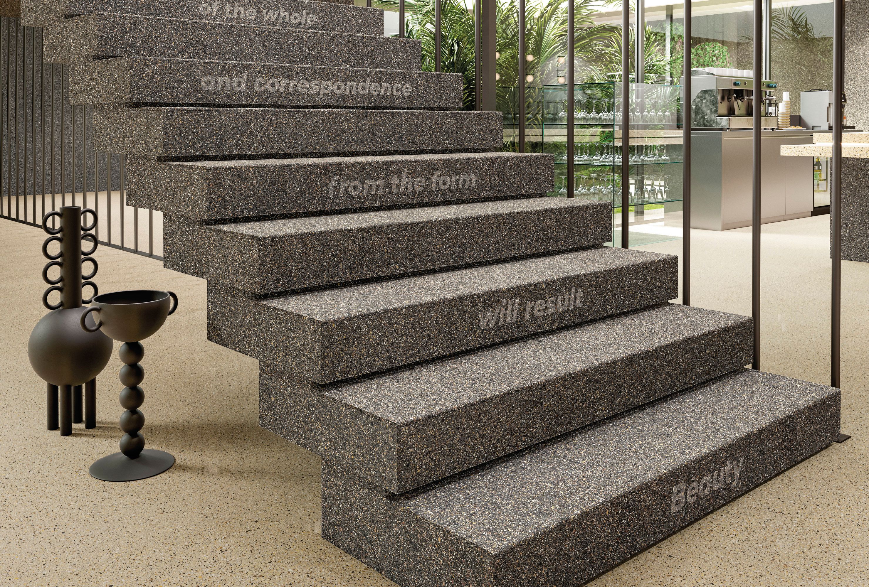 Пол / облицовка керамогранита с эффектом гранита для внутреннего и наружного применения FMG Palladio ARCH-00076191 - Вид №3