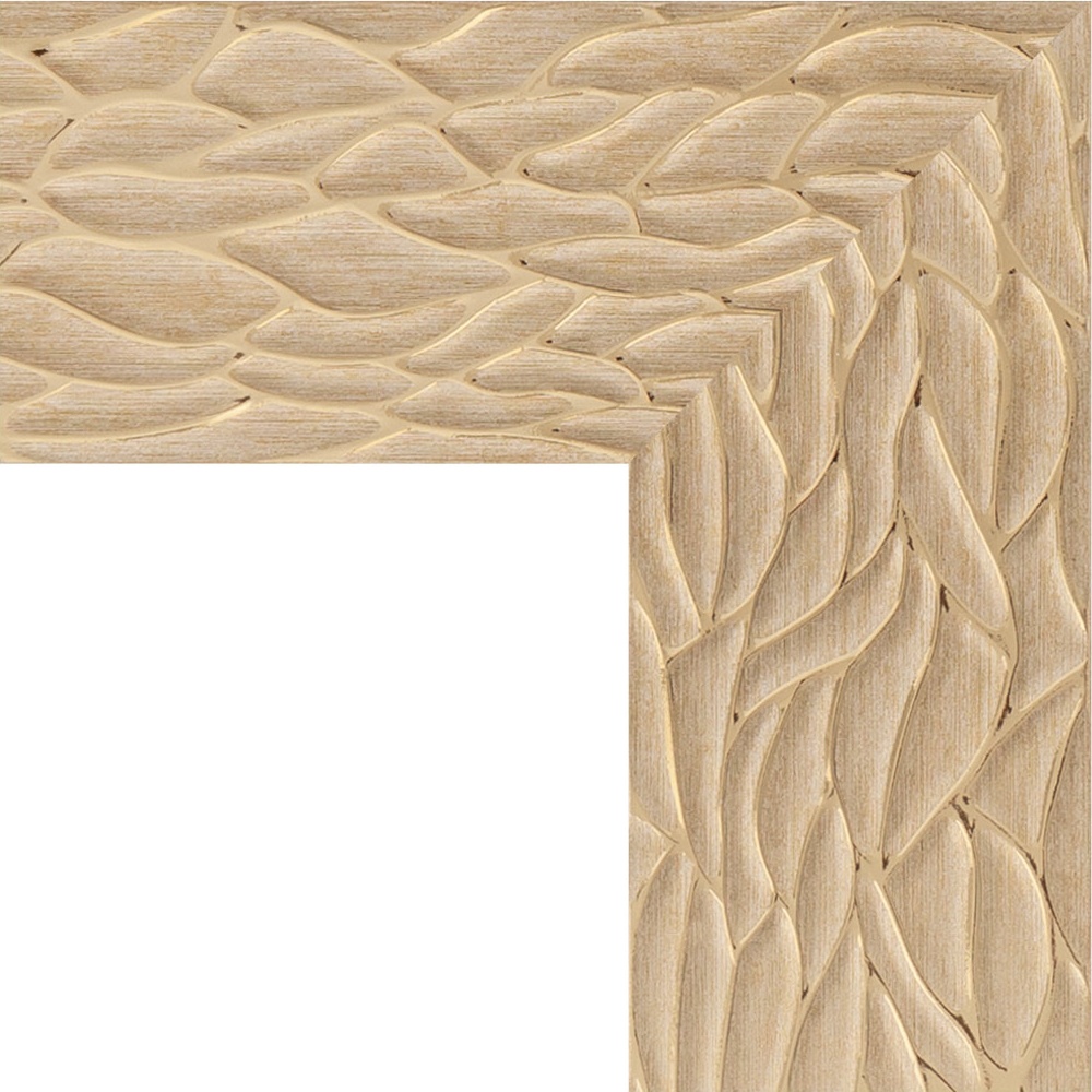 BY 3309 Зеркало в багетной раме - золотые дюны 90 mm EVOFORM Definite - Вид №5