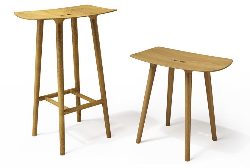 sixay furniture Барный стул из массива дерева с подставкой для ног Paul sun-id-1349811 - Вид №5