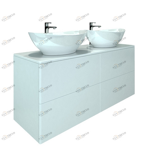 Orange Ot-130TuMDF Тумба подвесная Otto без раковин Белый sun-id-1517191