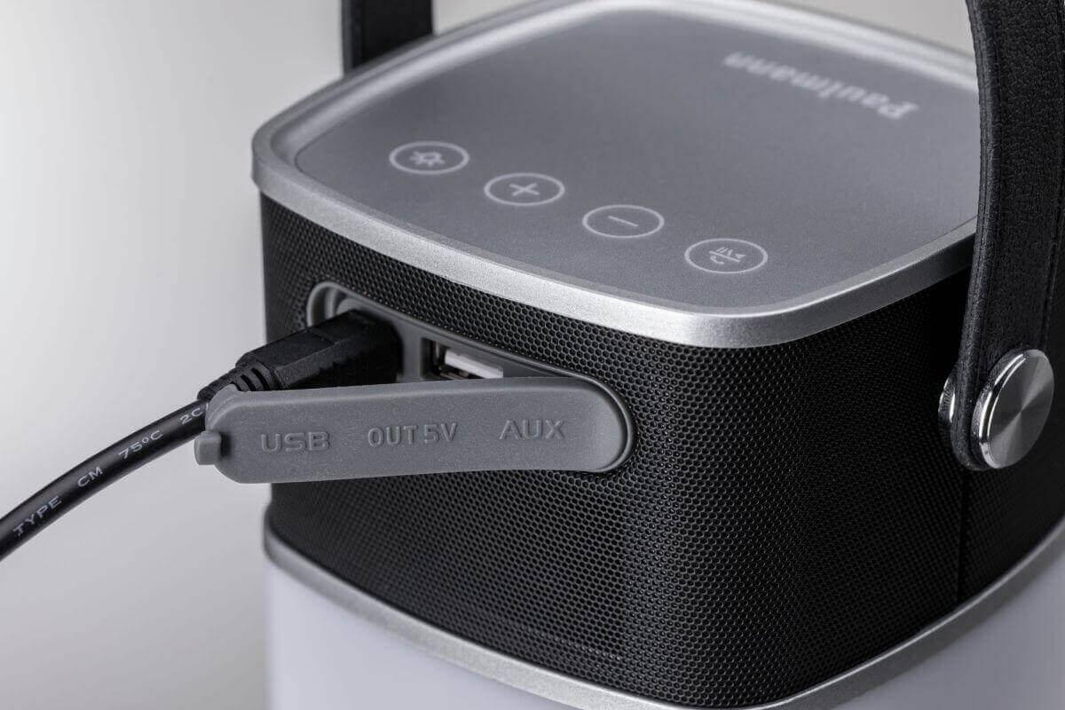 Переносной фонарь серый Paulmann Accu Tablelamp Clutch 94211 PAULMANN ACCU TABLELAMP, ФОНАРЬ 00-3899664 Серый  - Вид №2