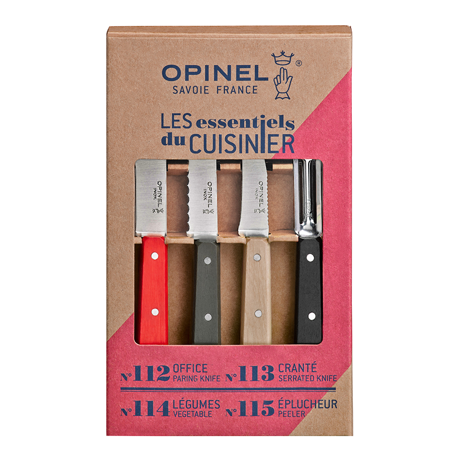 Набор из 4 кухонных ножей Les Essentiels Loft Opinel 001626 - Вид №1