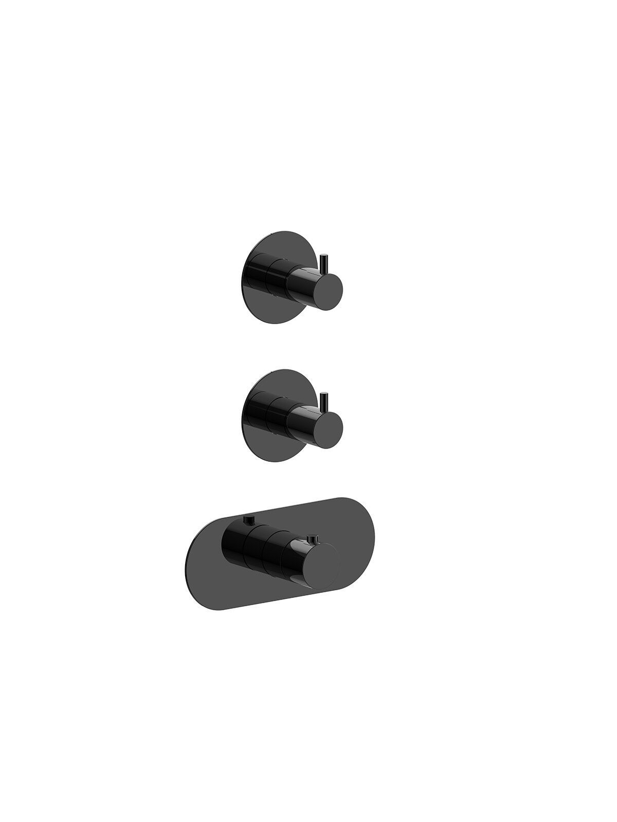 Термостатический смеситель для душа с 3 отверстиями Rubinetterie Frattini отдельная эстетика ARCH-00075862 - Вид №10