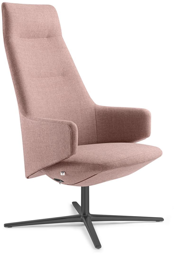 LD Seating Кресло для руководителя из ткани с подлокотниками Melody lounge Xl br-sys, f27-n6 - Вид №5
