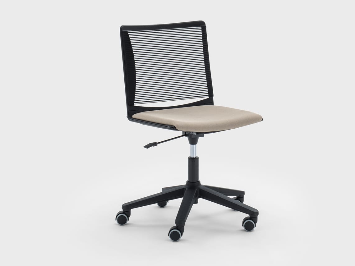 Регулируемый по высоте поворотный офисный стул из ткани Viganò Winner ARCH-00037618