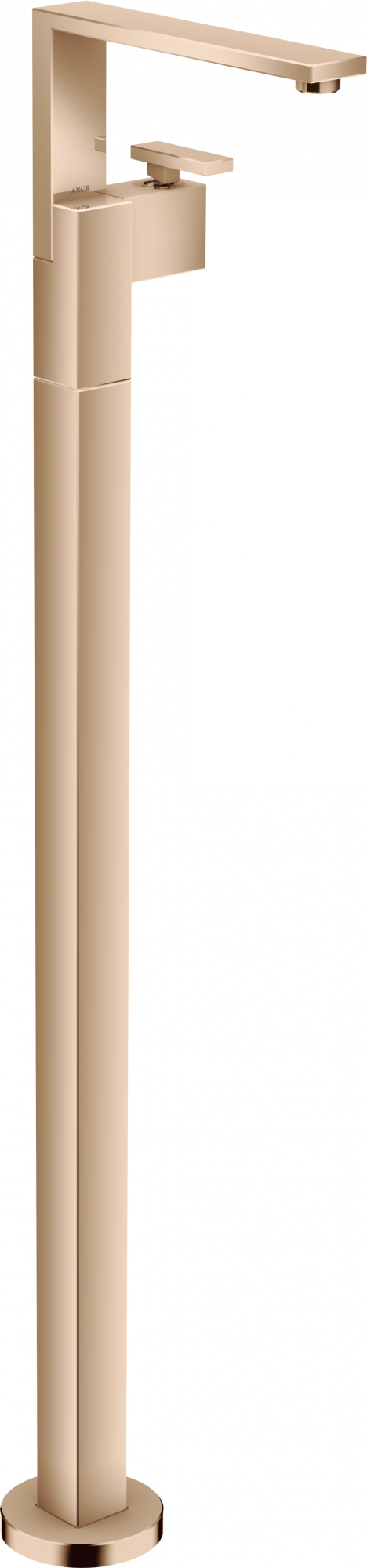 46040300 Смеситель для раковины, однорычажный, напольный, со сливным гарнитуром, AXOR EDGE