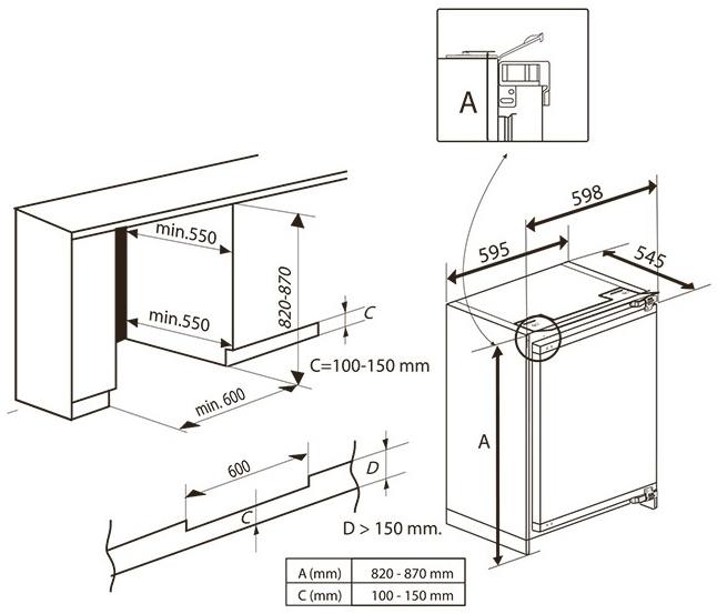 Grundig Встроенный вентилируемый холодильник  7248846911  - Вид №1