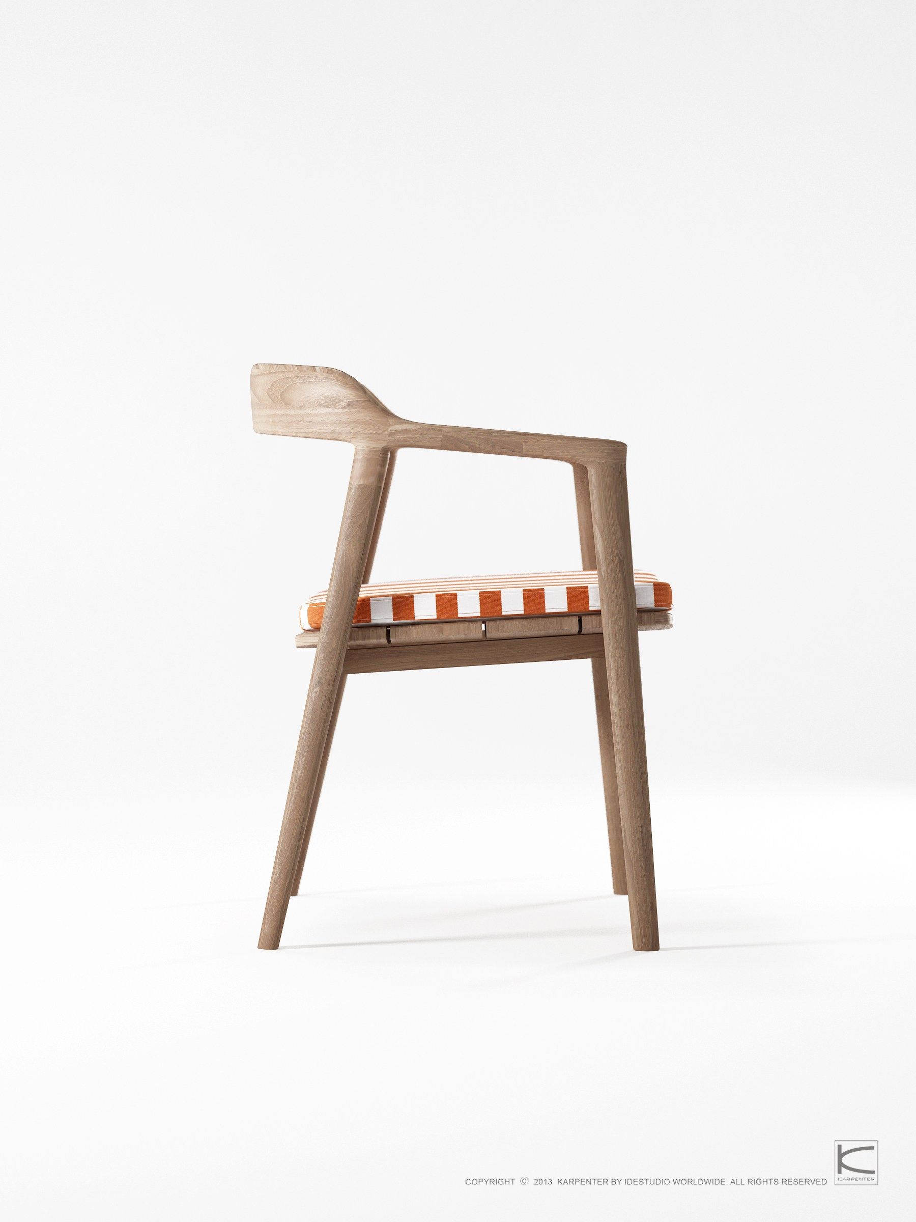 Стул из тикового дерева с подлокотниками KARPENTER Grasshopper Outdoor ARCH-00022537 - Вид №31