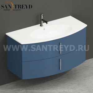 MDMC10Y083 Тумба с двумя ящиками 100 см синяя Globo 4ALL Италия