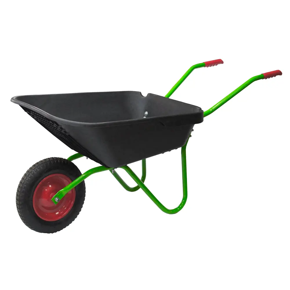 Тачка садовая одноколесная 2-в-1 70 л/70 кг цвет черный ПАВЛОВСКАЯ ЗАРЯ STLM-2164751