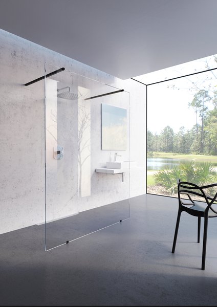 Walk In Free-140 v.200 bright alu+Transparent Ravak GW9FM0C00Z1 - Вид №11