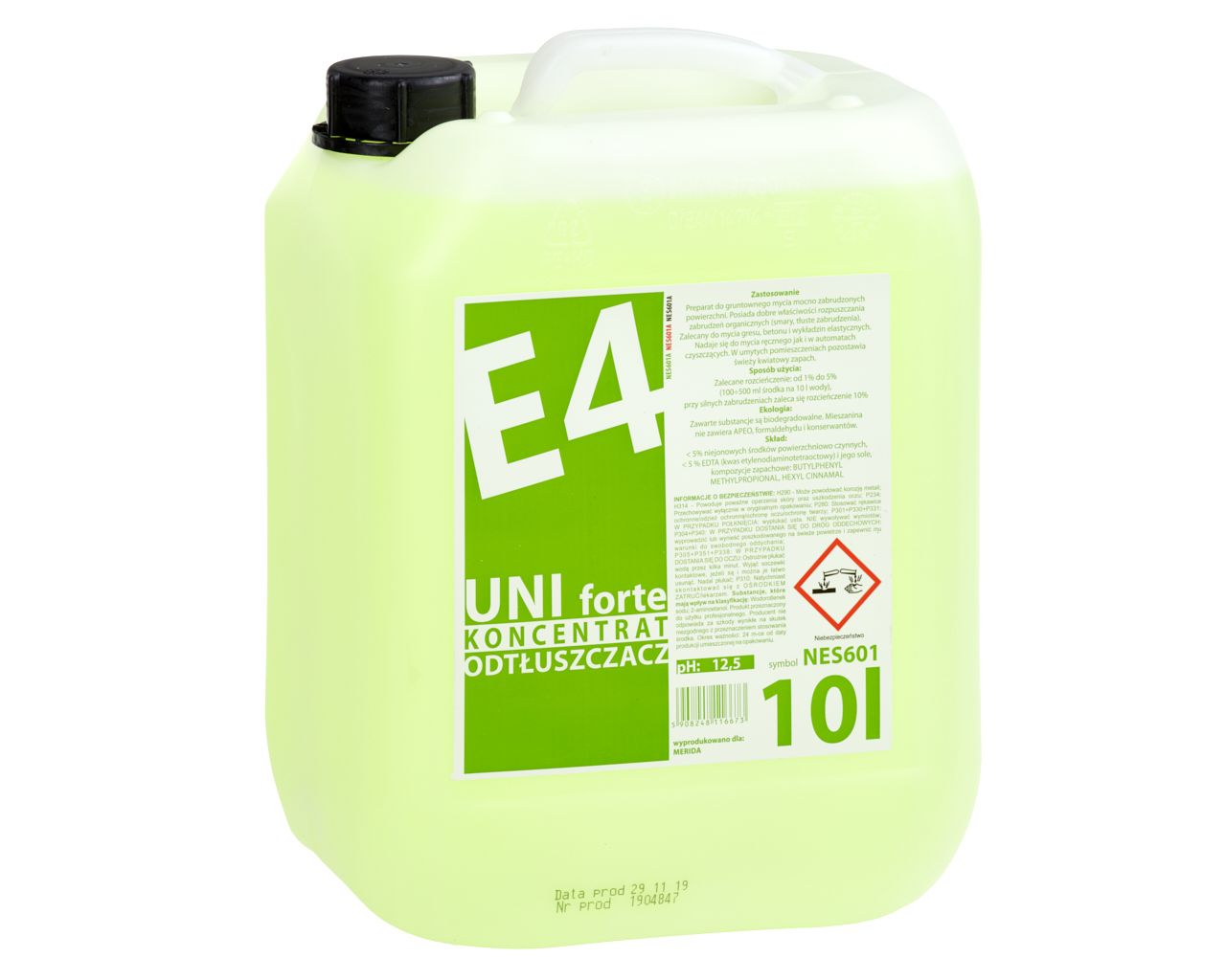 NES601 E4 UNI Forte канистра 10 л Merida 