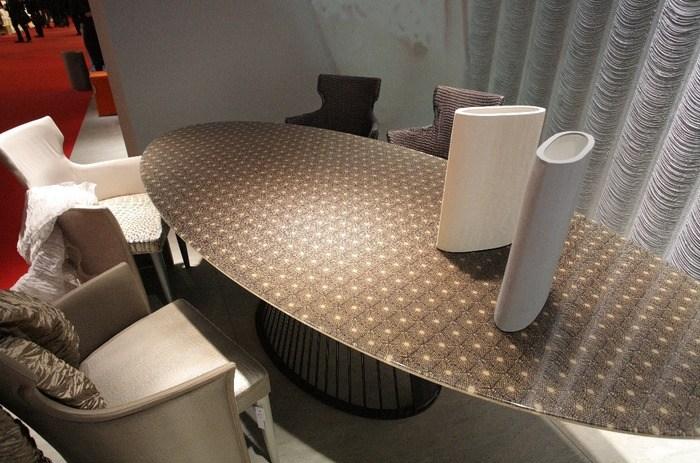 COLLI CASA Овальный стол из металла Venezia sun-id-1508742 - Вид №1