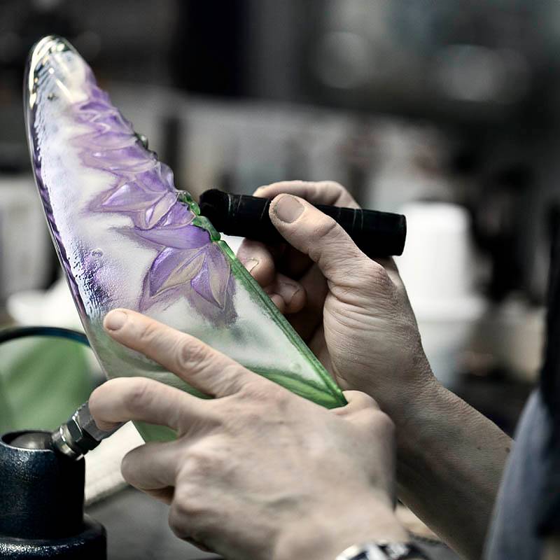 34122 Скульптура " Папа в сердце", белый / розовый, 70/75 мм. Maleras  - Вид №3