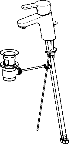 Oras 2900F Смеситель для умывальника 2900F Aquita Хром  - Вид №2