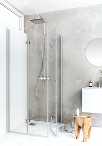 1450620 Душ Угловой Igloo Pro Vik 70X70 Прозрачное Стекло Hafa Прозрачный