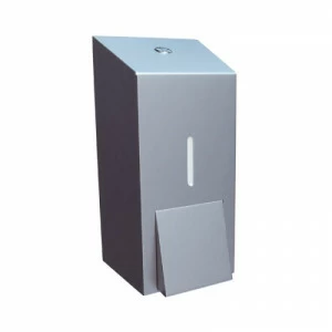 DSM102 Диспенсер для жидкого мыла STELLA MINI, емкость бака 400 мл, матовая сталь Merida