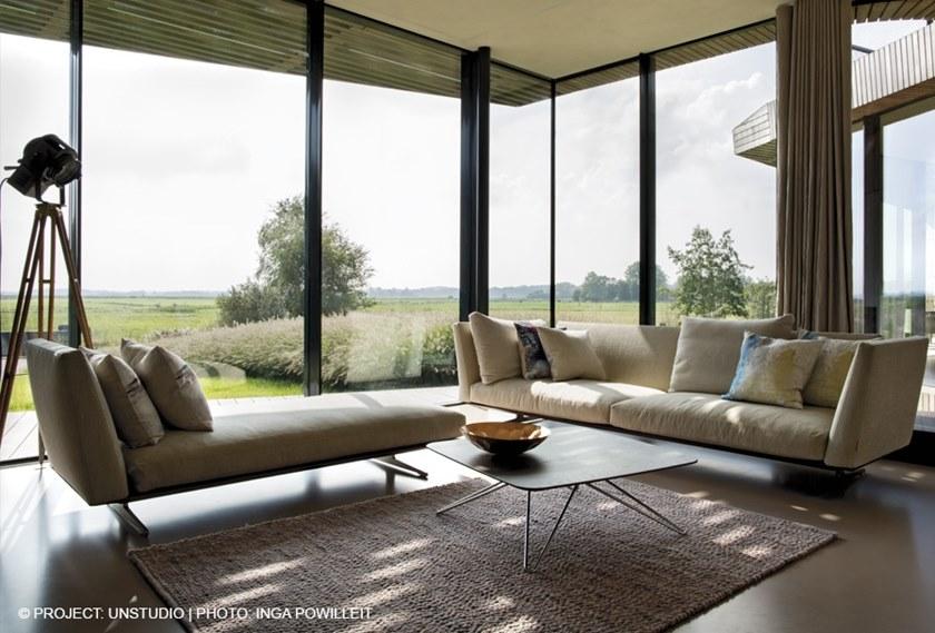 Flexform 3-х местный тканевый диван Evergreen sun-id-1434806 - Вид №1