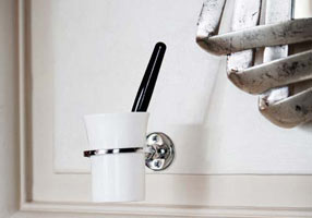 Gentry Home Керамический держатель стакана Queen Никель GH102067 - Вид №1