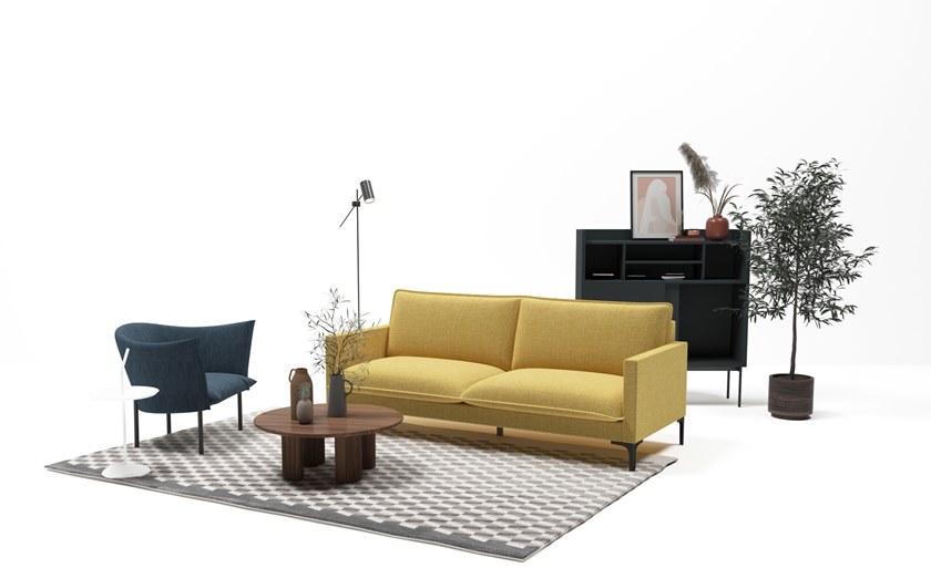 Grado Design 2-местный тканевый диван Cover Cov-sf-02 - Вид №2