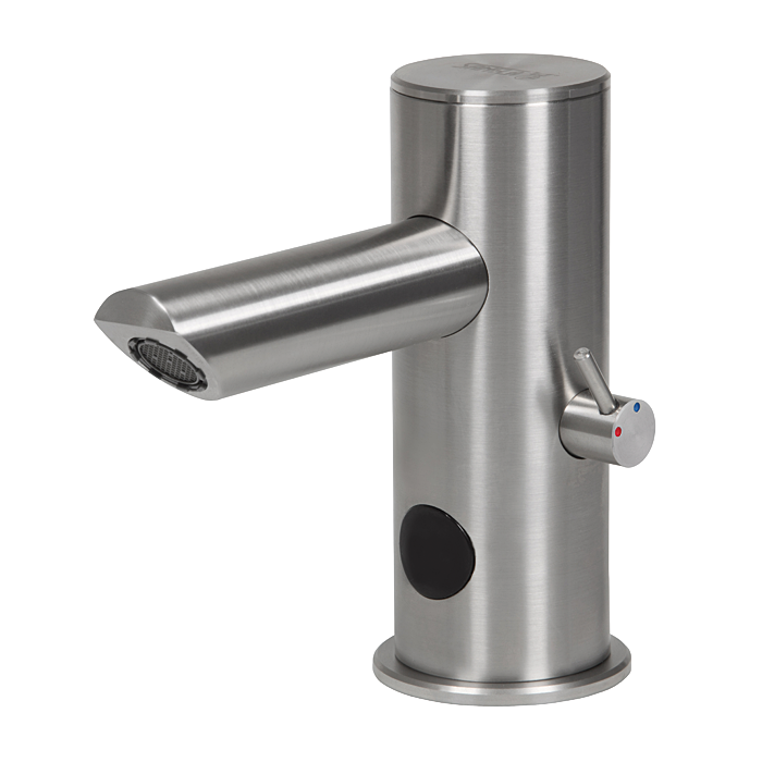 53927 Автоматический смеситель с рычажком для настройки температуры воды, удлиненный излив, 6 В SANELA 