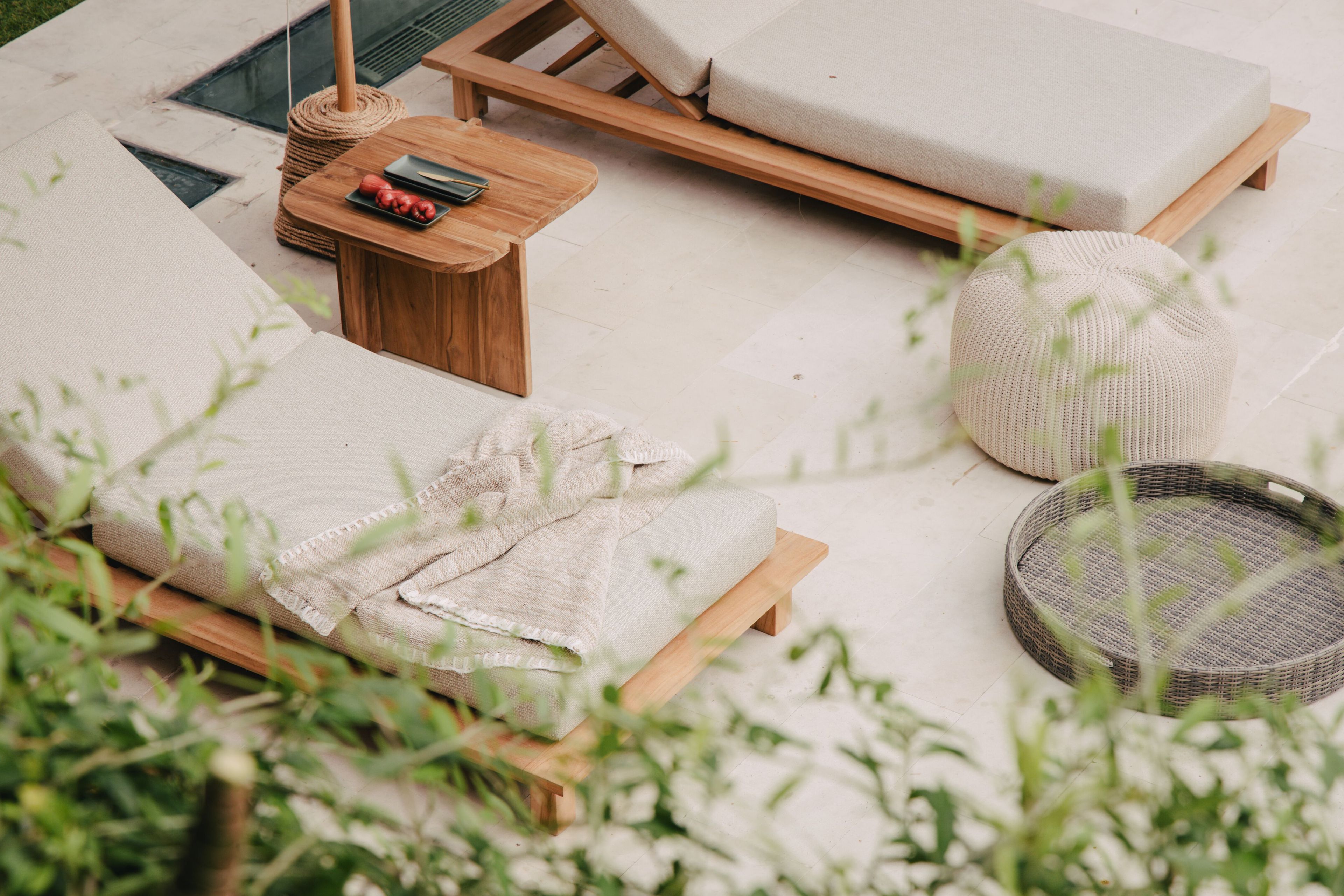 Садовая кровать с откидной спинкой из ткани cbdesign Ocean ARCH-00142542 - Вид №9