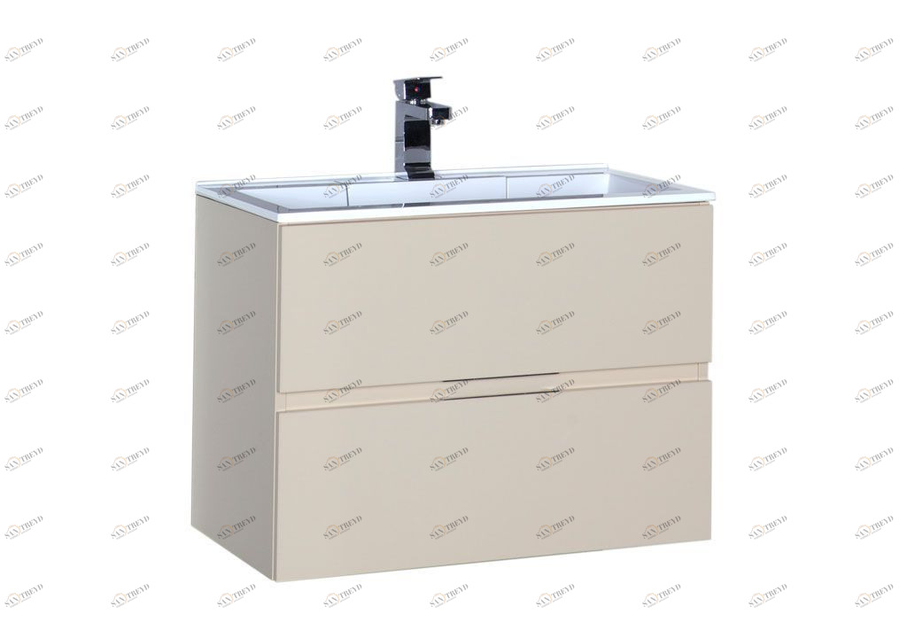 Тумба с раковиной Aquanet Алвита 70 бежевый 0018397700182523