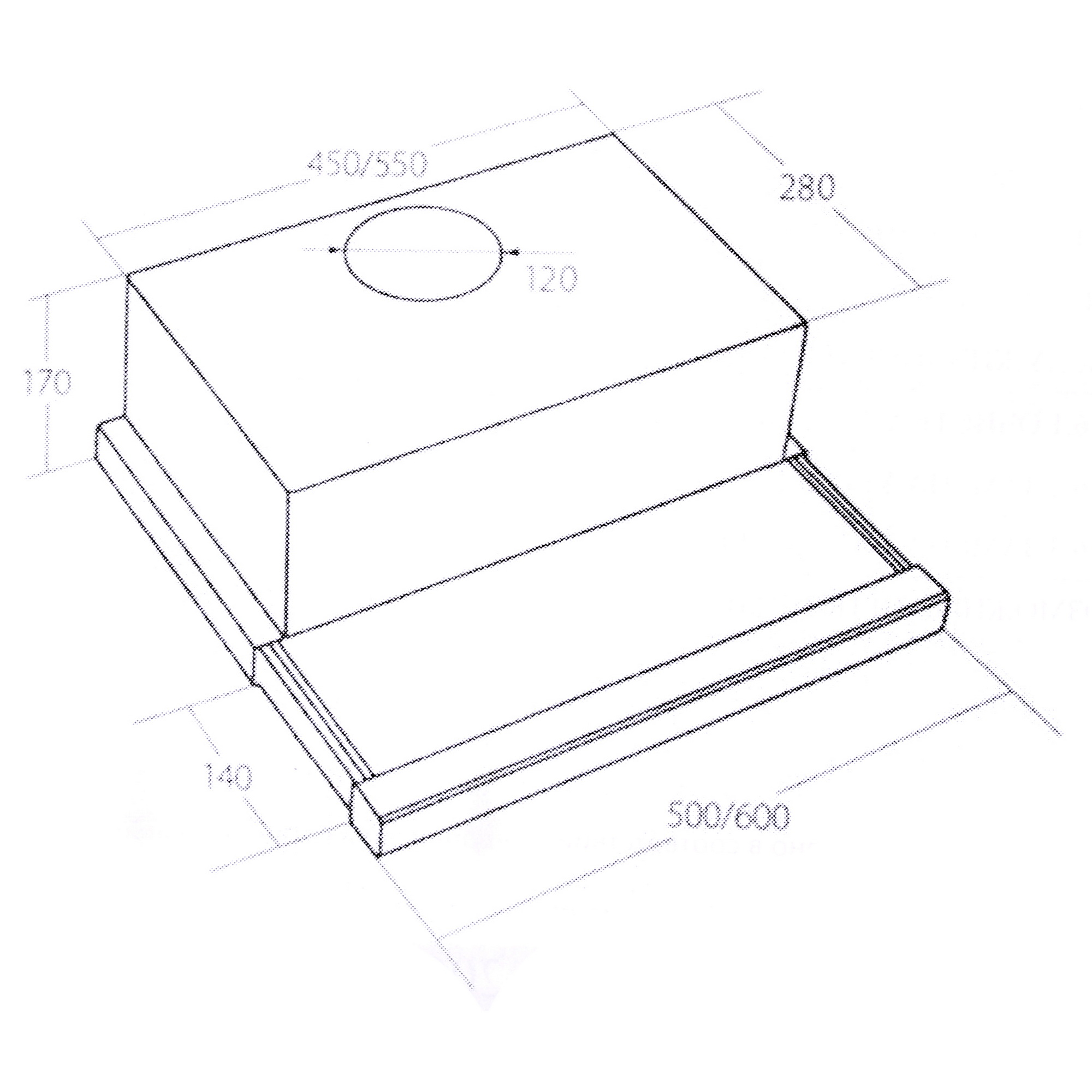 1147122 Вытяжка телескопическая Akpo WK-7 Light eco белый/белый STDN-0064262 - Вид №11