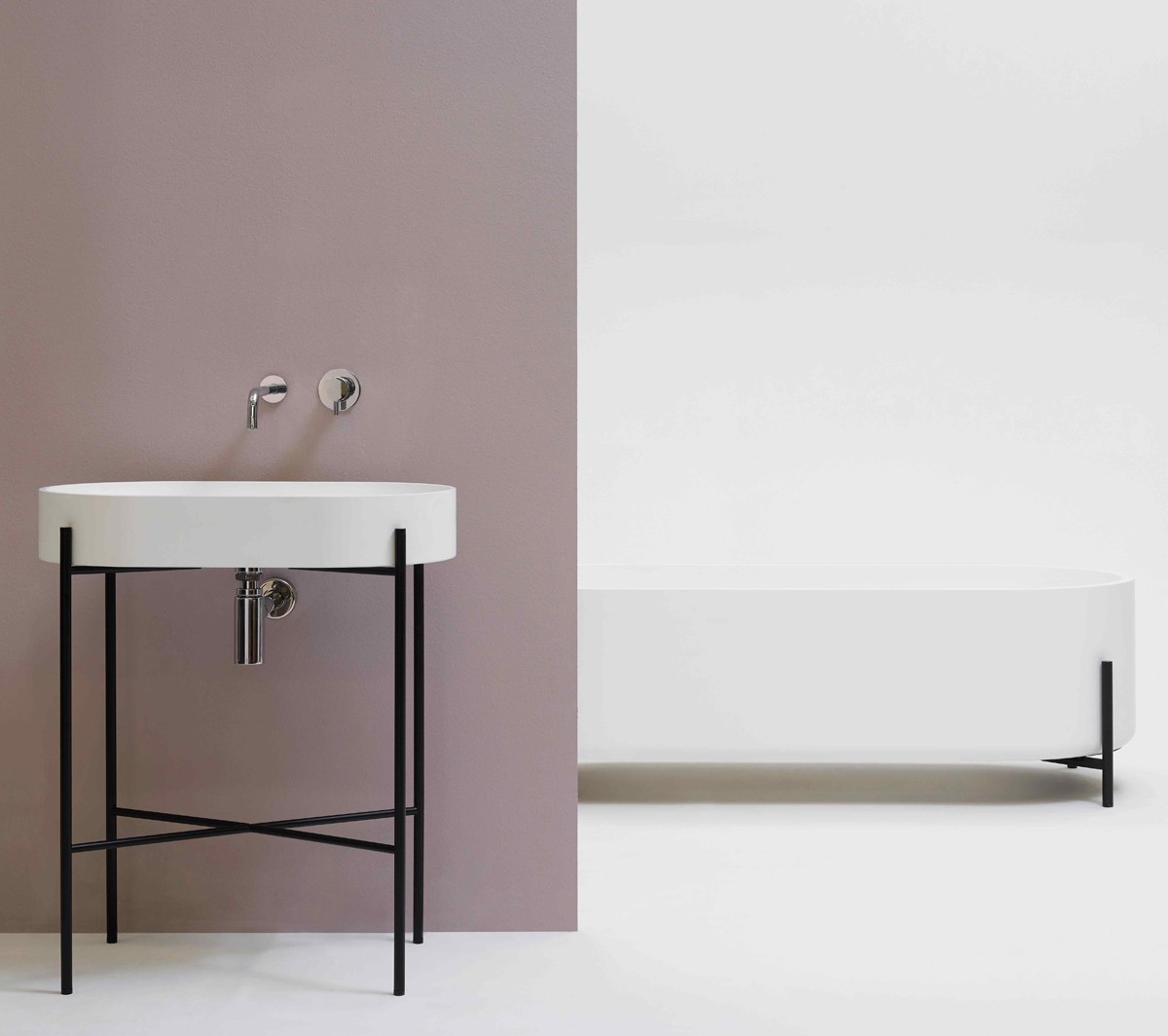 com_EXLAVSTAND Напольная раковина стоящая прямоугольная Ex.T Stand - Вид №6