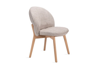 Мягкий стул из ткани без подлокотников