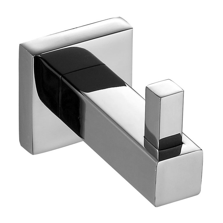 304009937 Крючок одинарный BA-1101S (блест.) KSITEX 