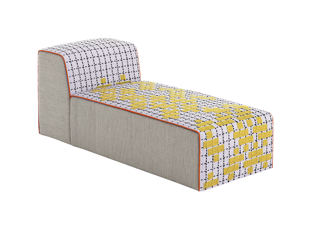 100199 Шезлонг C Yellow GAN Bandas