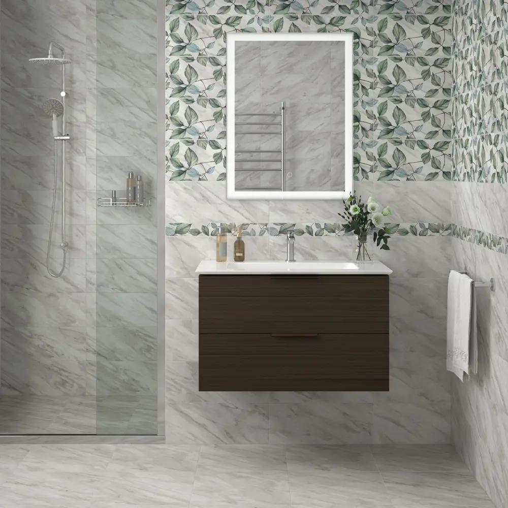 Бордюр настенный Kerama Marazzi Кремона VT/A588/7234 50x6.3 см матовый цвет белый зеленый синий STLM-2010166 - Вид №5