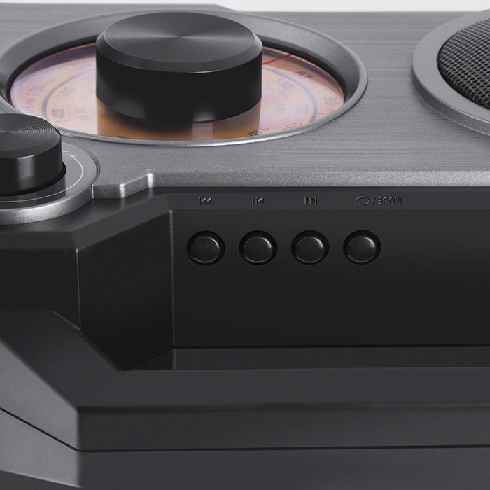 SV-018092 Ас srp-755, черный, радиоприемник, мощность 8 вт (rms), bluetooth, fm/am/sw, usb, microsd, встроенный аккумулятор Sven Santreyd  - Вид №4