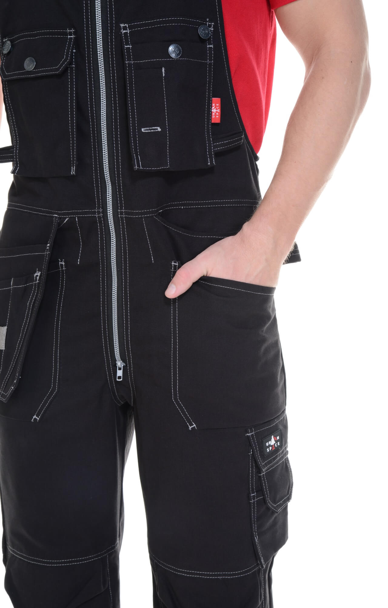 62308 Полукомбинезон  черный Union Space  Летняя спецодежда  размер 48-50/182-188  - Вид №8