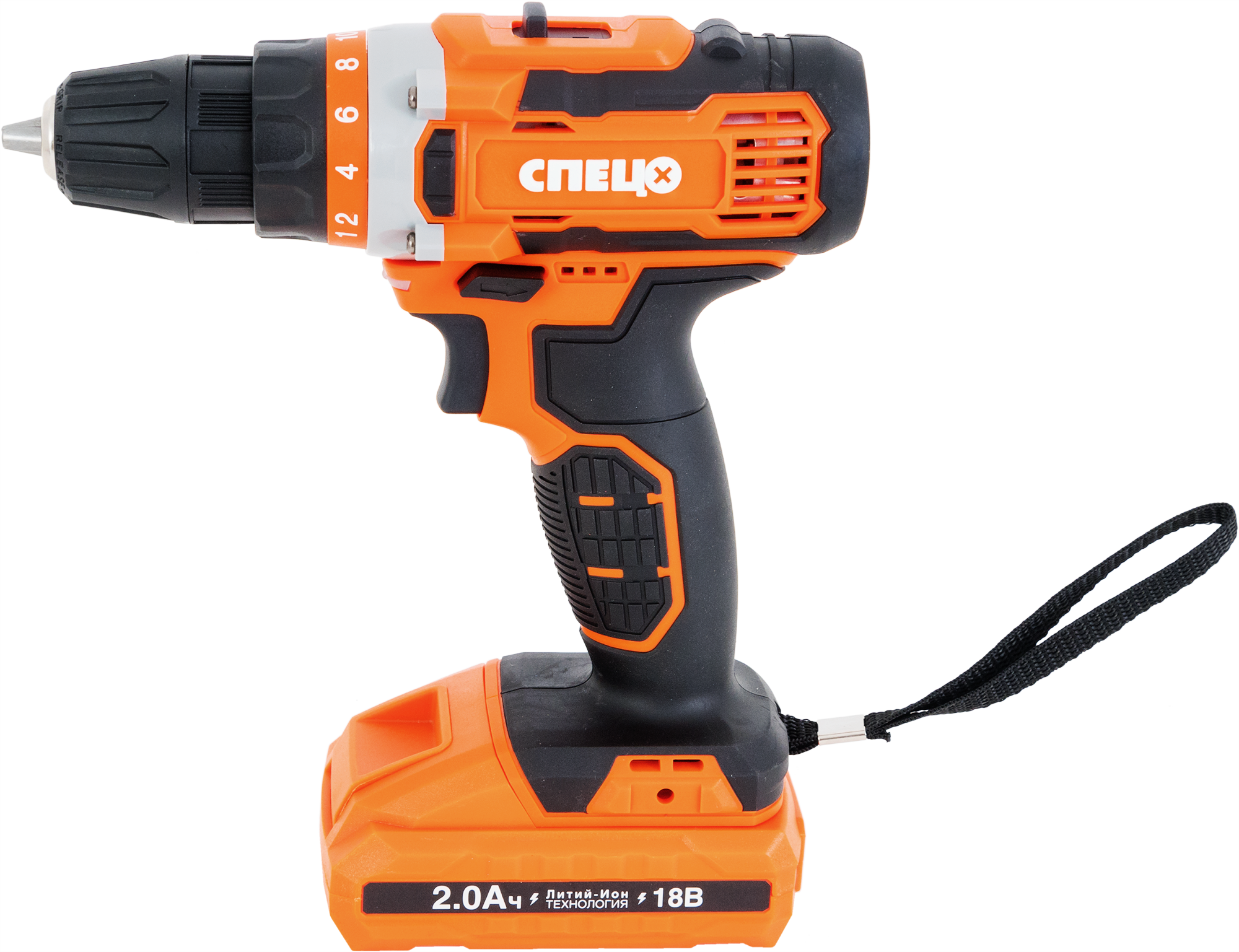 82245610 Дрель-шуруповерт аккумуляторная БДА-18-ЛИ, 18 В Li-ion 2x2 Ач STLM-0022960 СПЕЦ  - Вид №1