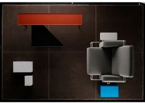 Kasthall Шерстяной коврик с геометрическими мотивами  93518203