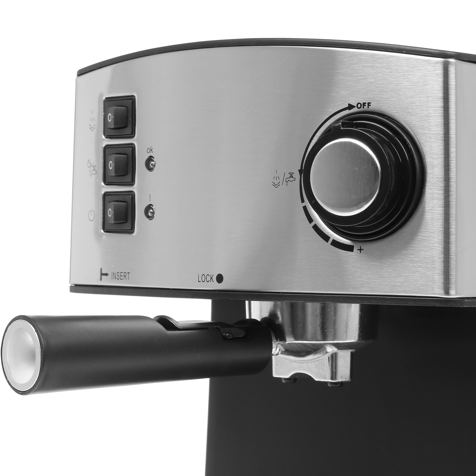 8117058 Кофеварка рожковая Clatronic ES 3643 черный STDN-0086323 - Вид №3