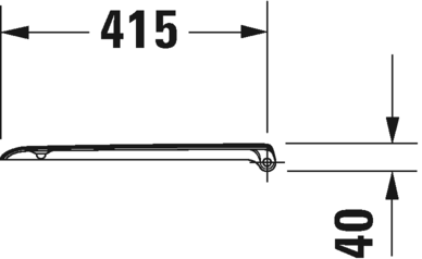 0067310099 Крышка сиденье для унитаза Duravit D-Code - Вид №3