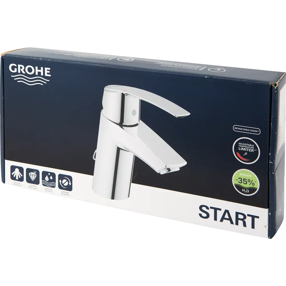 Смеситель для раковины Grohe Start однорычажный цвет хром 18827536 STLM-2035526  - Вид №2